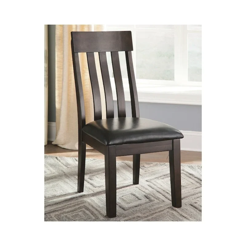 Haddigan Dining Room Chair - Set of 2 - Dark Brown