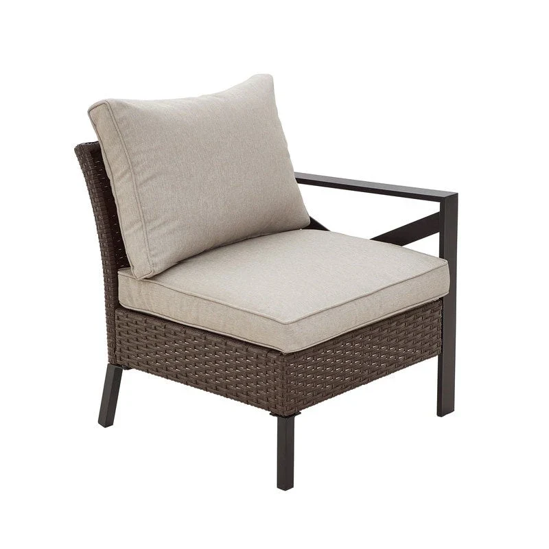 Patio Festival Outdoor X-Arm Collection Left-Arm Chair