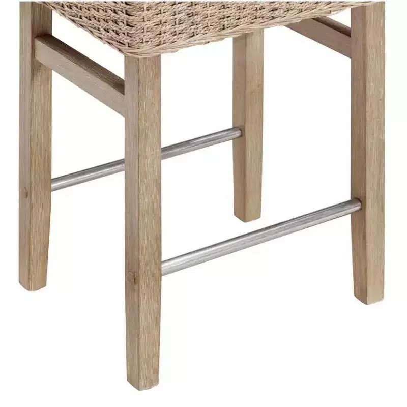 Nathan James Set of 6 Harvey Seagrass Counter Height Barstools