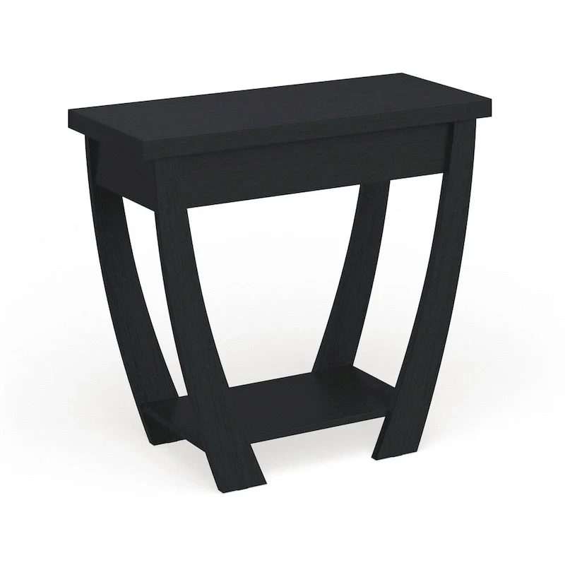 Modern Console Table with Drawer and Shelf - 36 inch