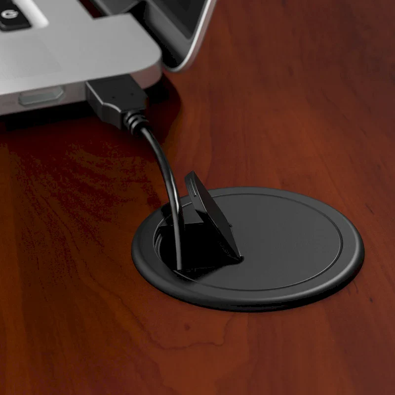 48W Office Desk with 3-Drawer Mobile File Cabinet