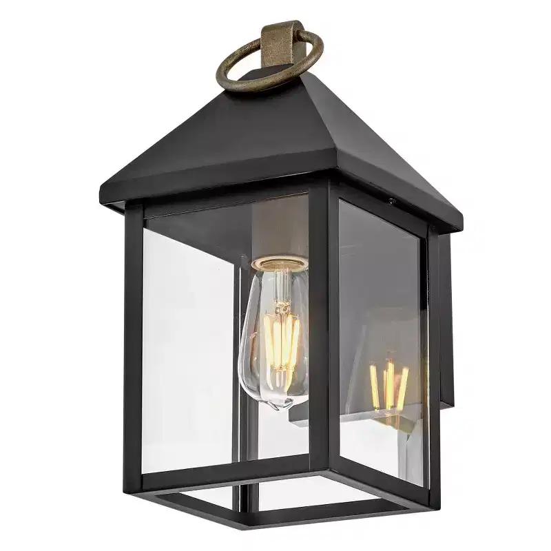 Lark Rhett 1 - Light Wall Light in Black