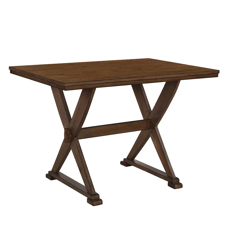 Mid-Century Wood 5-Piece Dining Table Set