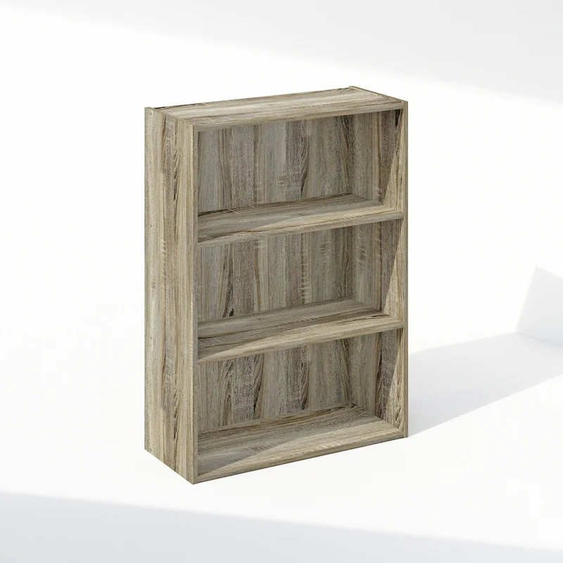 Furinno Simple Open Shelf, Bookcases, 3-Tier