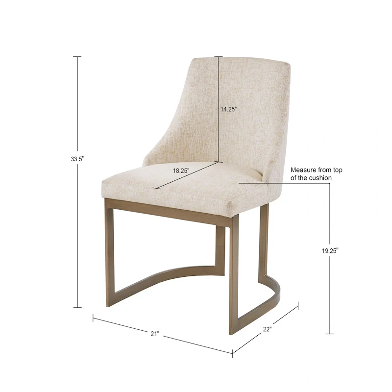 Madison Park Bryce Dining Chair Set of 2