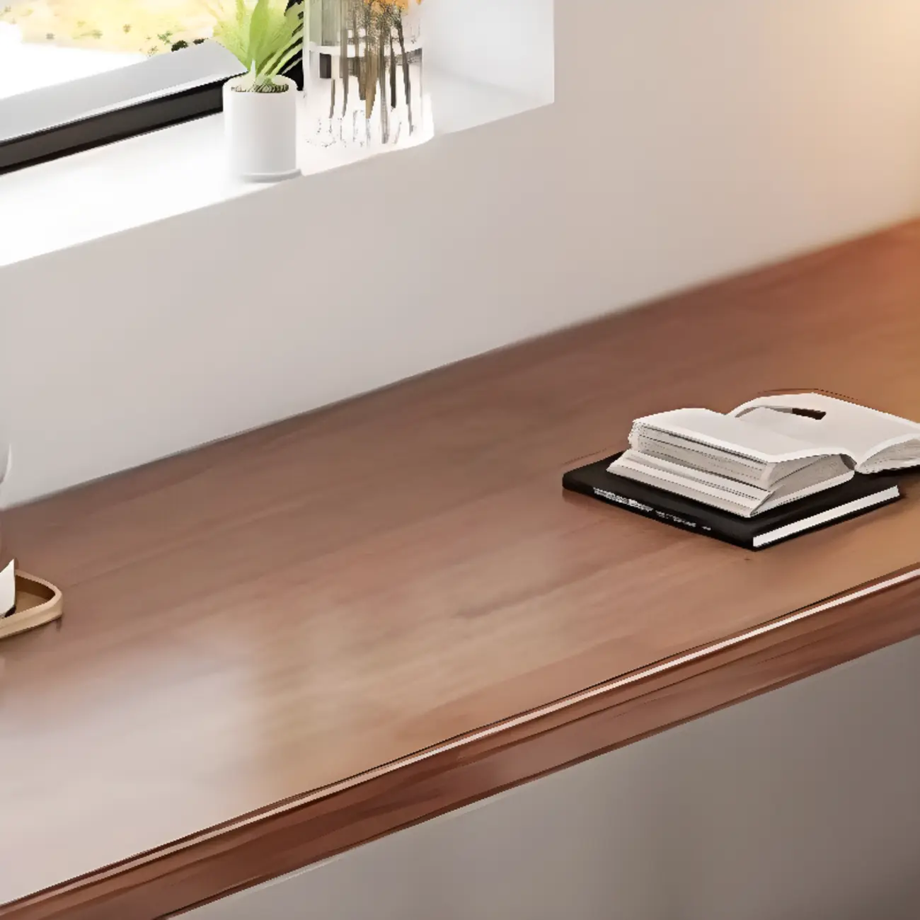 Modern Rubberwood Bar Tables with Trestle Base