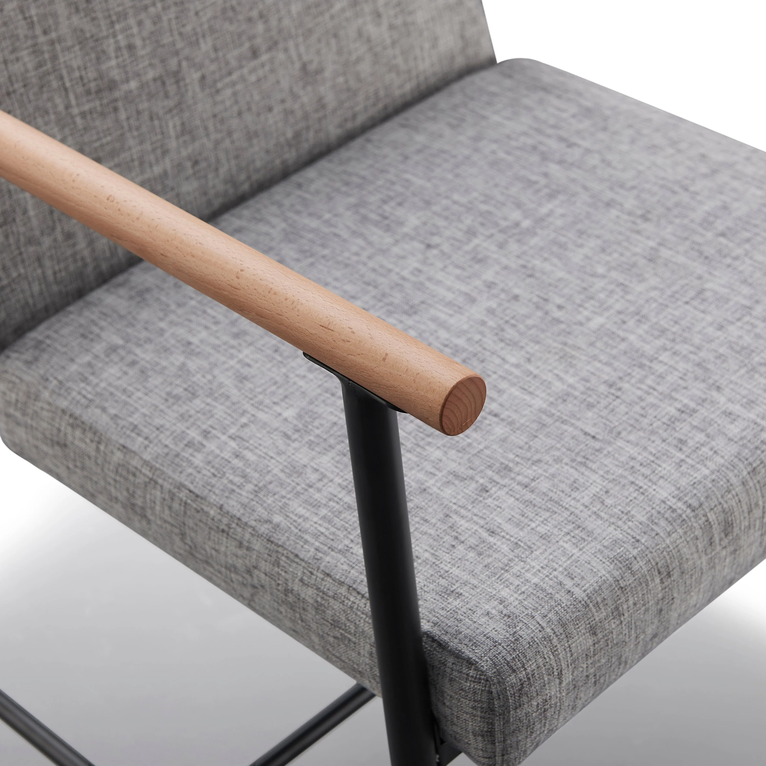 Versatile Set of 2 Modern Accent Chairs ¨C Upholstered Armchairs