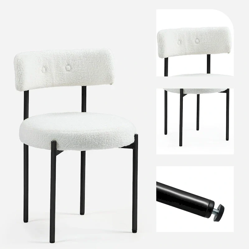 AVAWING Dining Chairs Mid-Century Modern Kitchen Chairs Set of 6