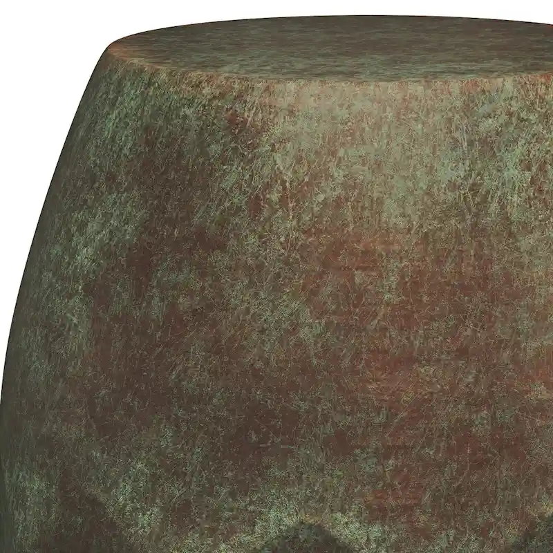 WYNDENHALL Cristy Industrial 16 inch Wide Metal Accent Side Table, Fully Assembled - 16 W x 16 D x 19.5 H