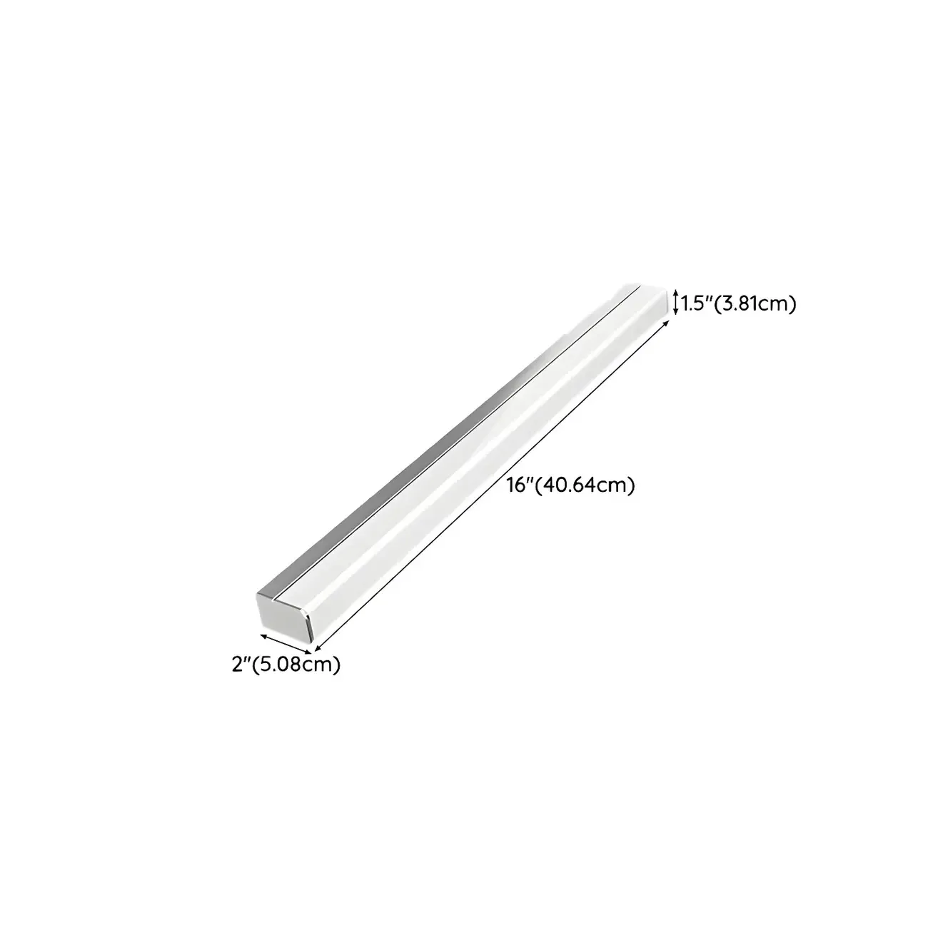 Dimmable Modern Linear White LED Vanity Wall Light