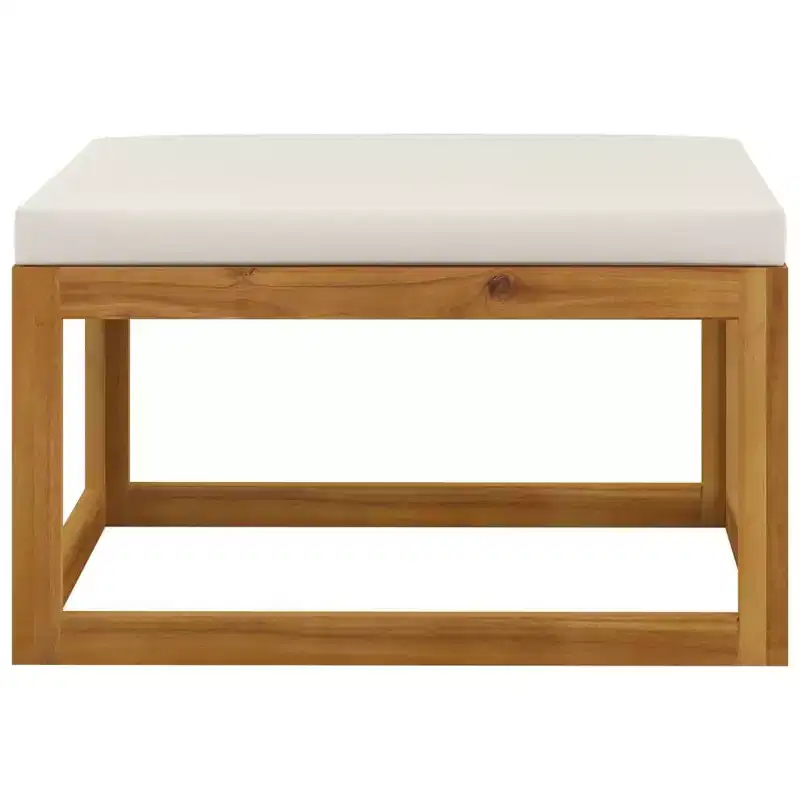 vidaXL Modular Garden Lounge Set with Cushions in Solid Acacia Wood