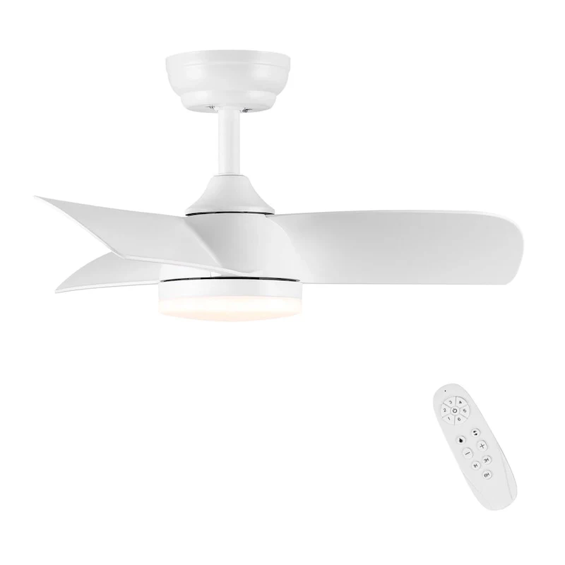 Clihome 60  Intergrated 5 Fan Blade LED Ceiling Fan with Remote