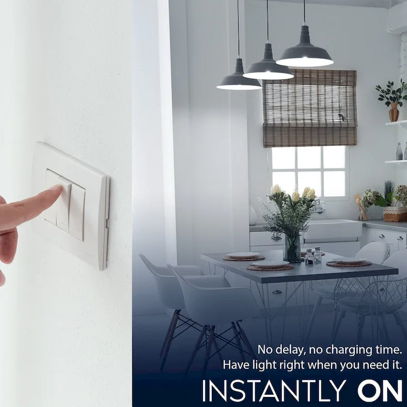 Luxrite A19 LED Light Bulb 75 Watt Equivalent CRI90 5CCT Dimmable 1100LM 11W E26 ETL 4 Pack