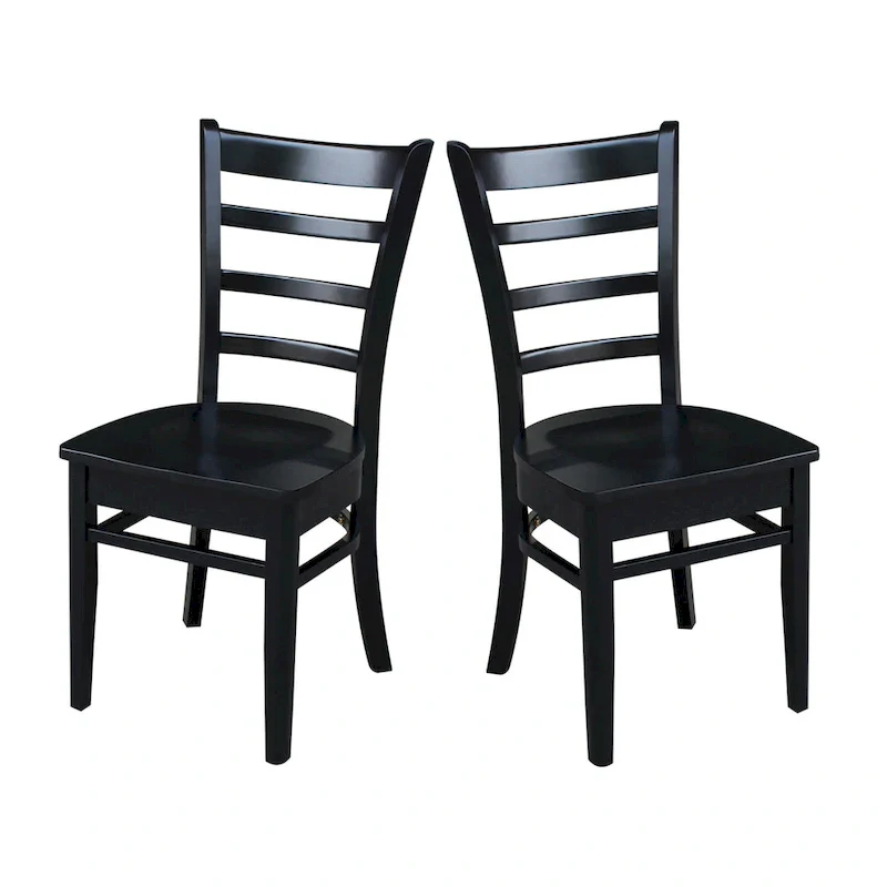International Concepts Set of Two Emily Side Chairs