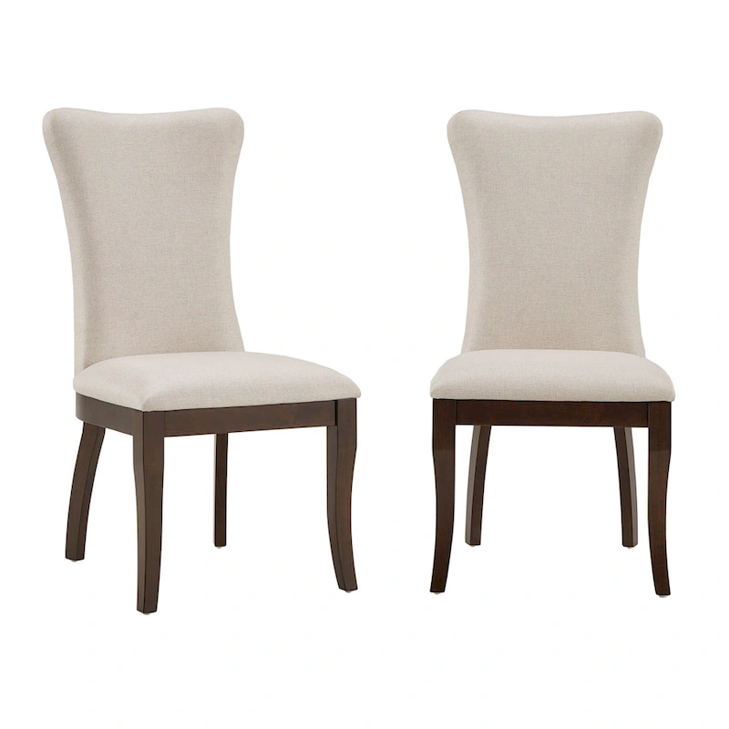 Tallinn Fabric Wingback Dining Chairs (Set of 2)
