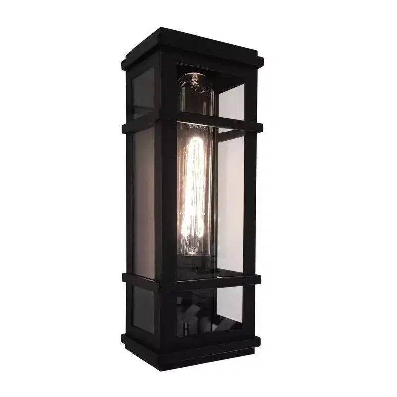Artcraft Lighting Granger Square 1 - Light Wall Light in Black