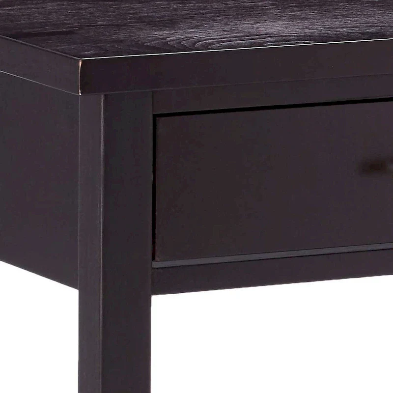 Entryway Console Sofa Occasional Table with Drawers, Espresso