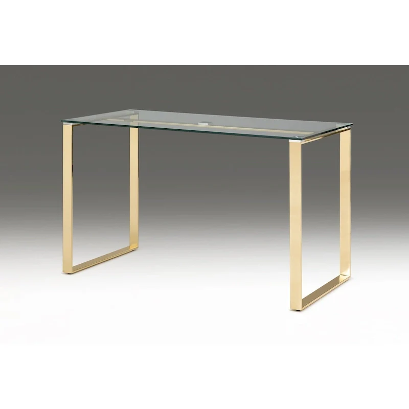 Glass desk with Medal Base