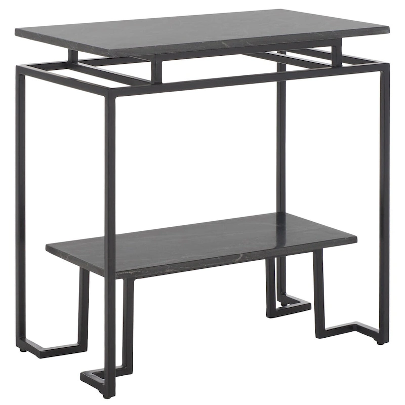 SAFAVIEH Malvina Single Shelf Rectangle Accent Table - 24 L x 14 D x 24 H - 24Wx14Dx24H