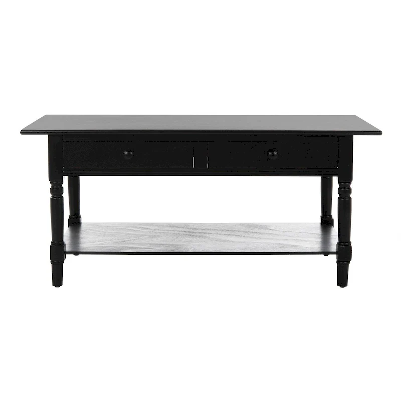 SAFAVIEH Bama Grey 2-Drawer Coffee Table - 41.7 W x 21.7 D x 18.5 H - 42Wx22Dx19H