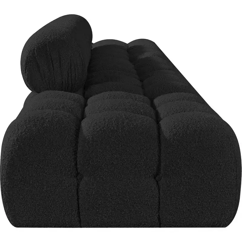 Meridian Furniture Ames 170 Boucle Fabric Upholstered 5pc. Modular Sofa