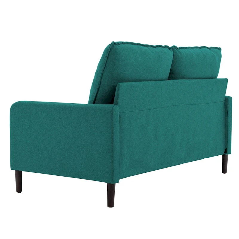 Living Room Loveseat Linen Sofa