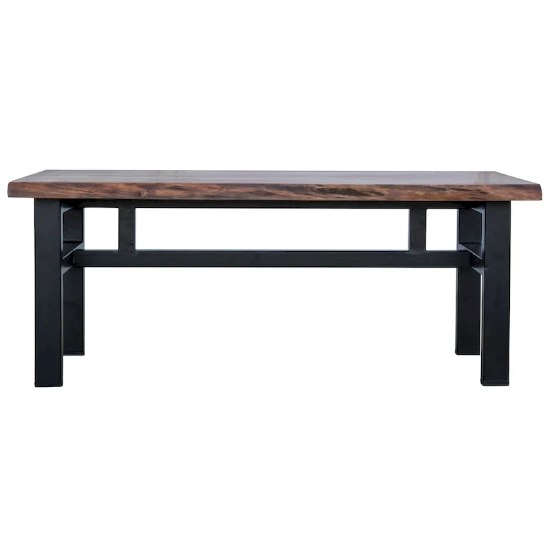 Acacia Live Edge Trestle Coffee Table