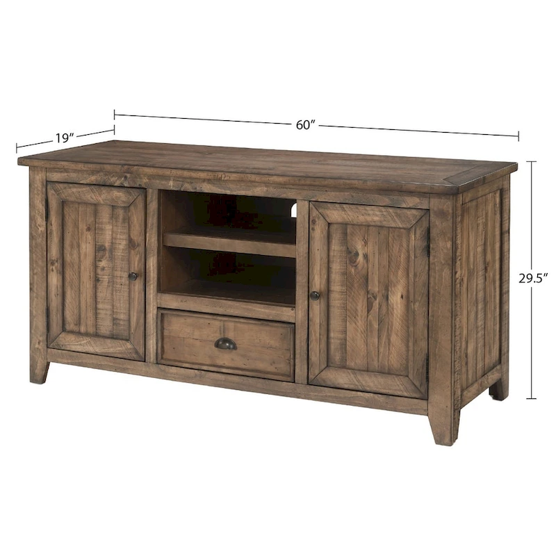 The Gray Barn Downington Solid Wood 60-inch TV Stand