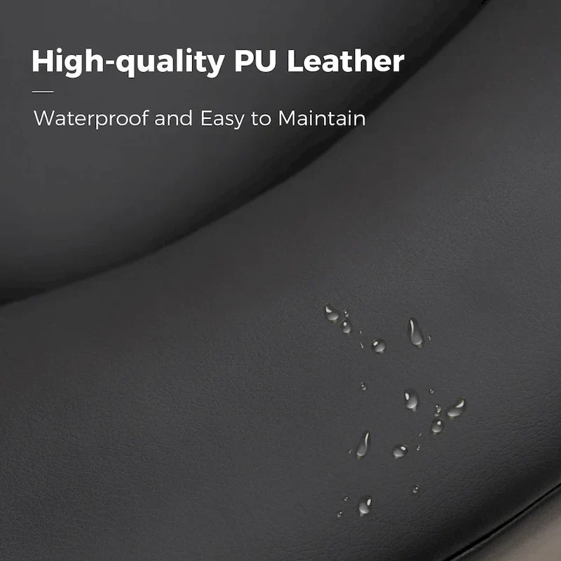 Haley Modern Swivel Barrel Faux Leather Chair with Solid Wood Base by