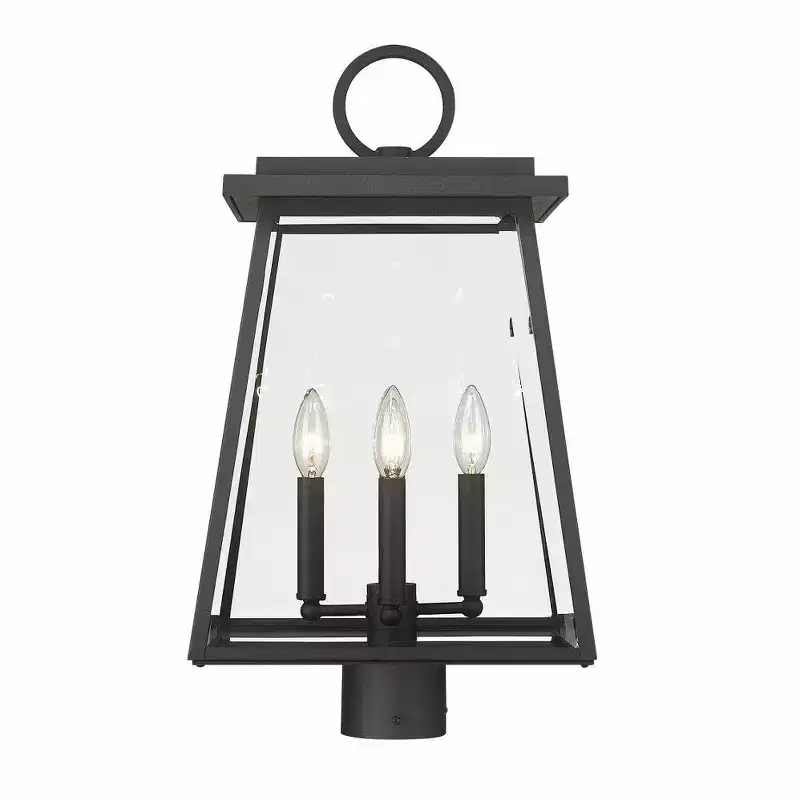 Z-Lite Broughton 4 - Light Post Light in Black