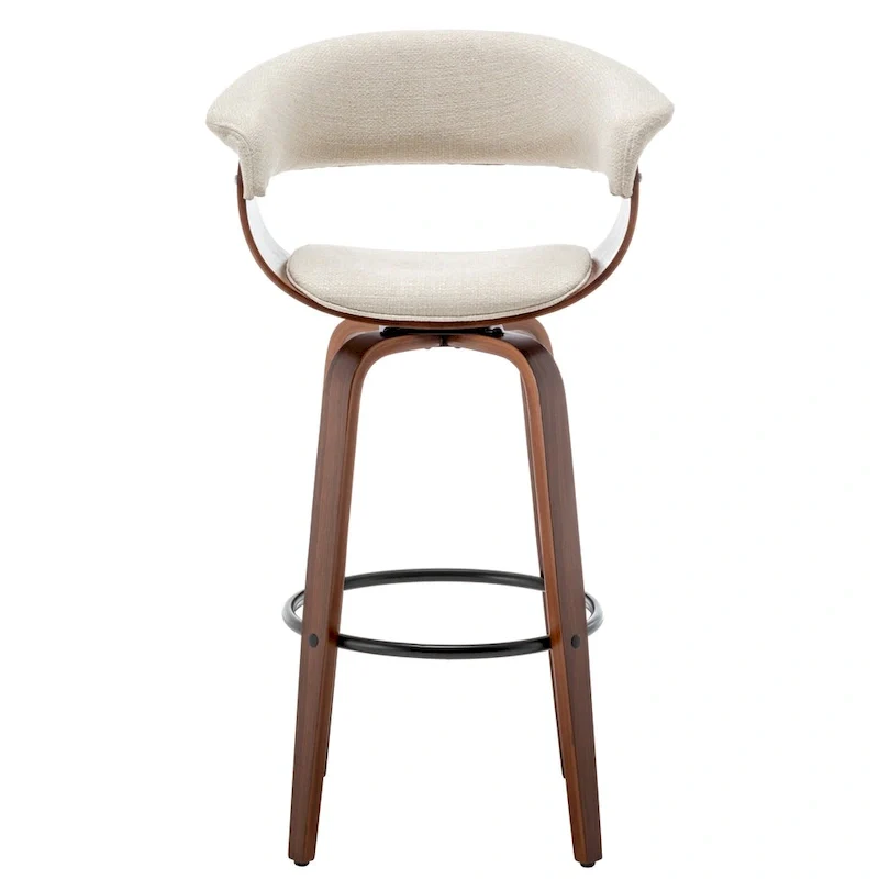 Lalit Padded Modern Bar Stool (Set of 2 Stools)