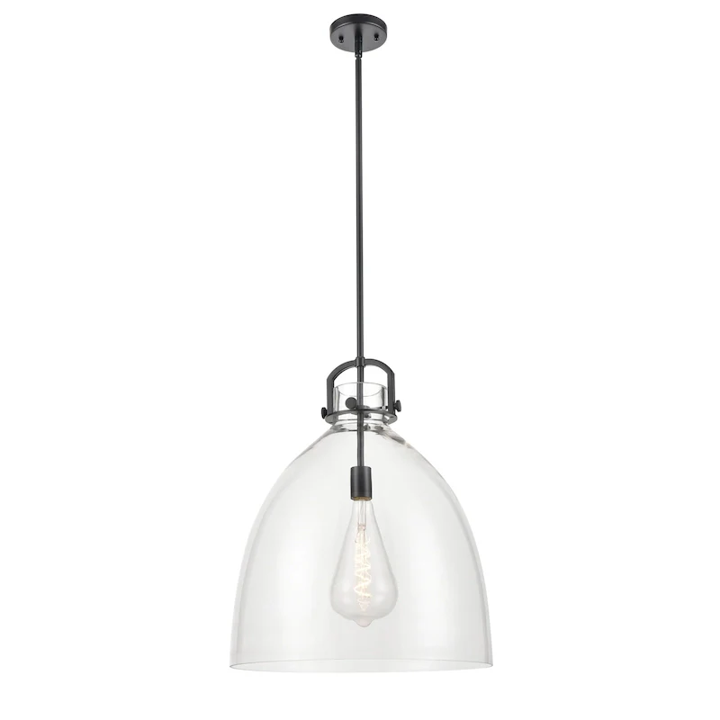 Innovations Lighting Newton Bell - 1 Light 18  Stem Hung Pendant