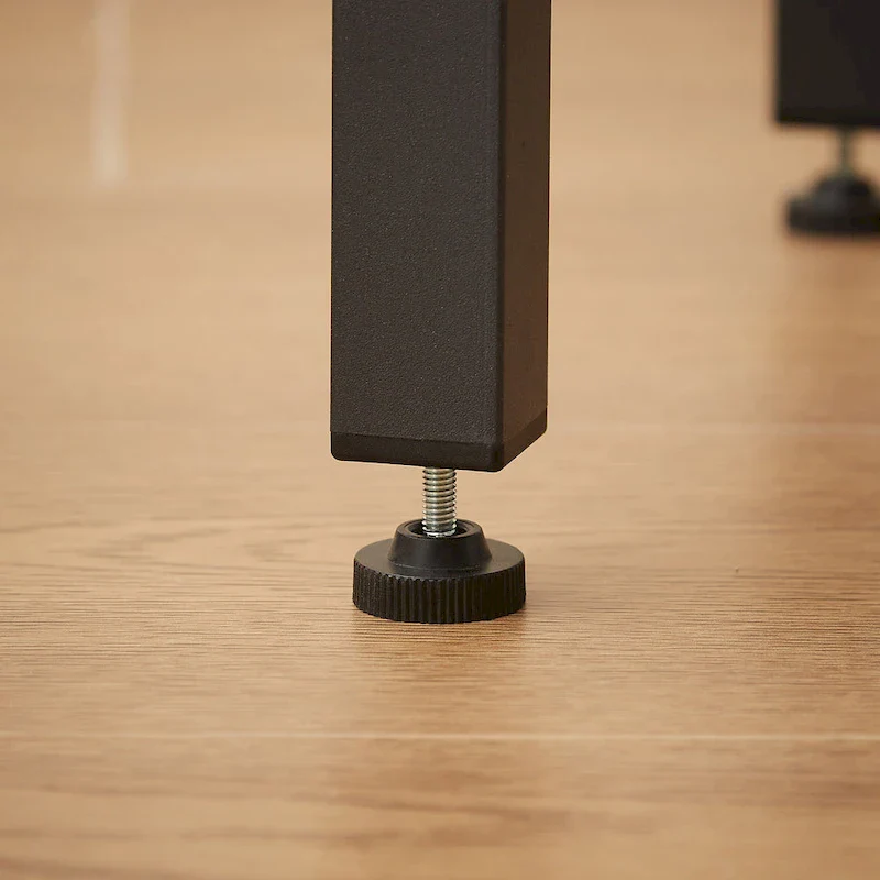 Rustic 4-Piece Dining Set with Rectangular Table & 3 PU Leather Bar Chairs