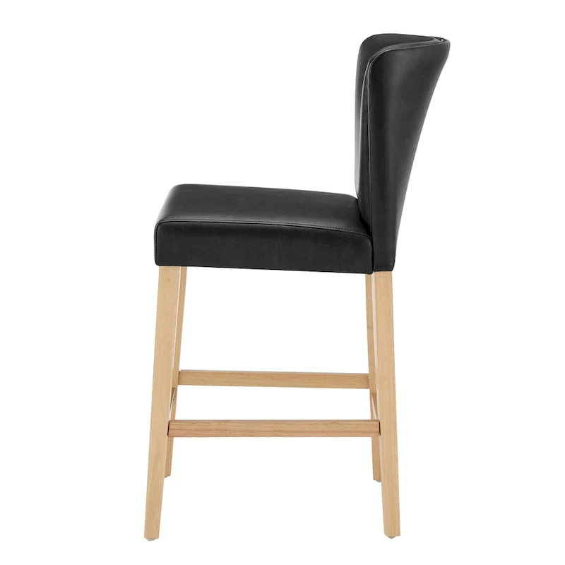 Albie KD Faux Leather Counter Stool