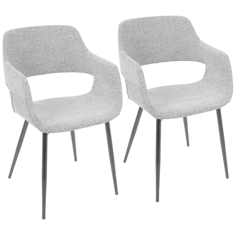 Carson Carrington Vallen Mid-Century Modern Chair (Set of 2)