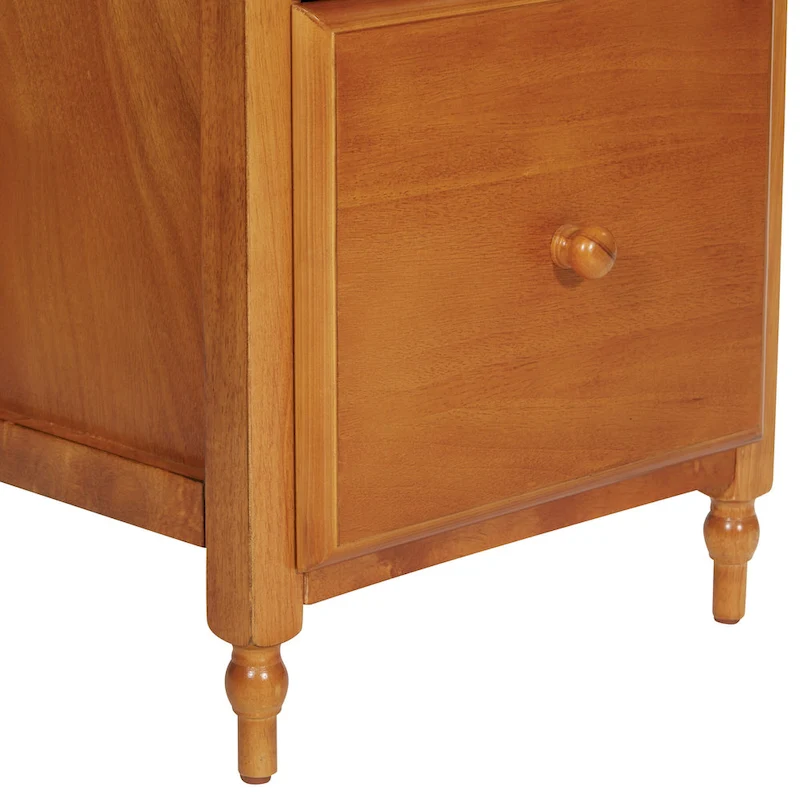 Knob Hill File Cabinet in Antique Cherry Finish