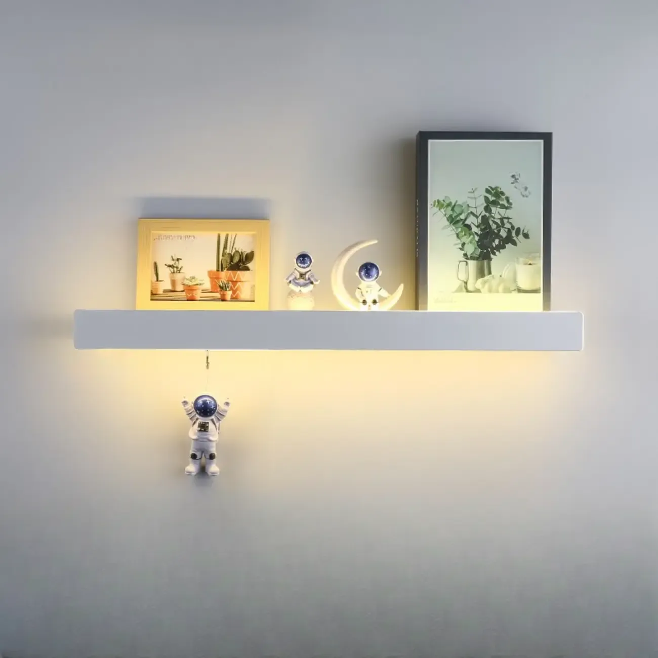 Modern up & Dowm Wall Light with Acrylic Shade Dimmable