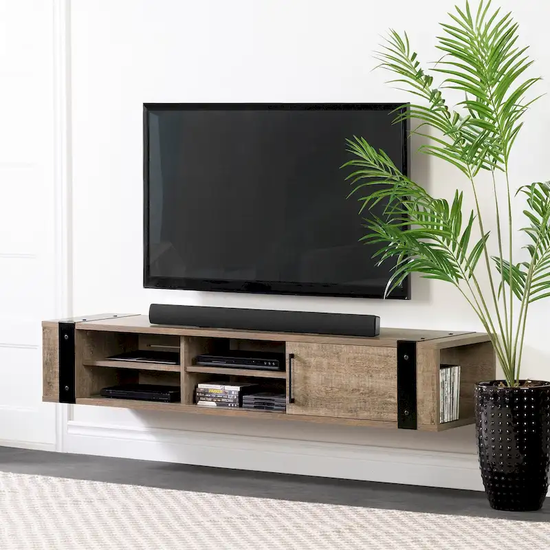 South Shore Munich 68  Wall Mounted Media Console - 68-Inch