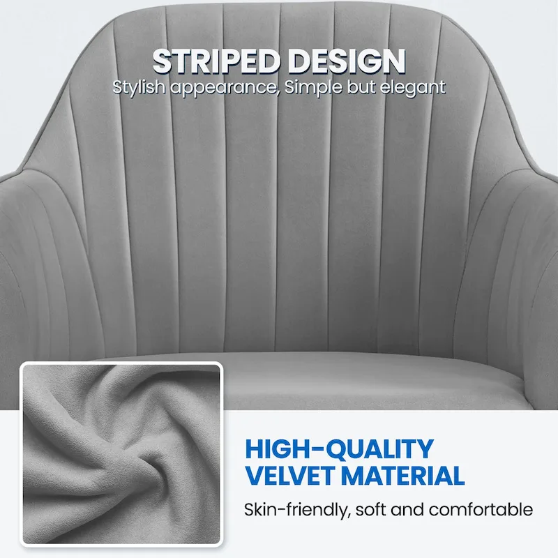 Height-Adjustable Swivel Office Chair