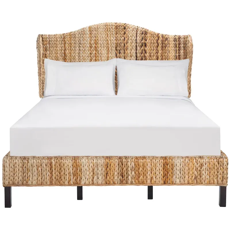 SAFAVIEH Regine Coastal Rattan Bed
