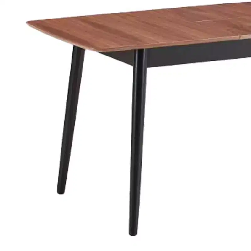 62.99" Lanae Dining Table Natural Black Finish - Acme Furniture