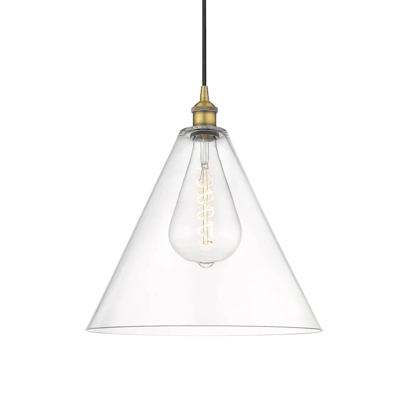 Innovations Lighting 616-1P-18-16 Edison Cone Pendant Edison Cone 16