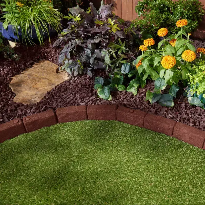 Cobblestone SmartLoc Rubber Landscape Edging