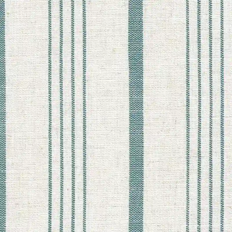 Modern Swoop Accent Chair in Blue Calypso Stripe