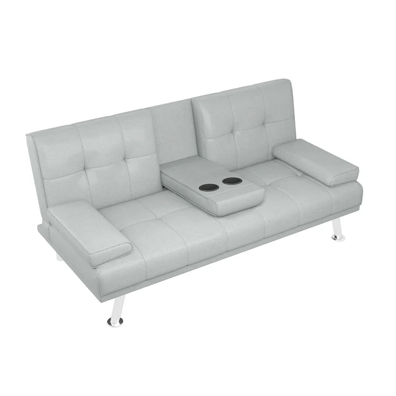 Sleeping Functional Sofa,Folding Sofa,Folding Bed,Leather