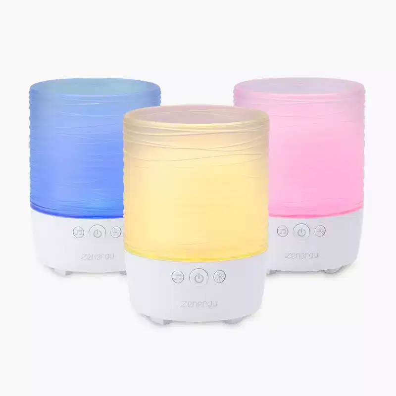 iHome Sound Machine with Bluetooth Speaker, Flameless Candle, and Sleep Sounds - White (iZBT110)
