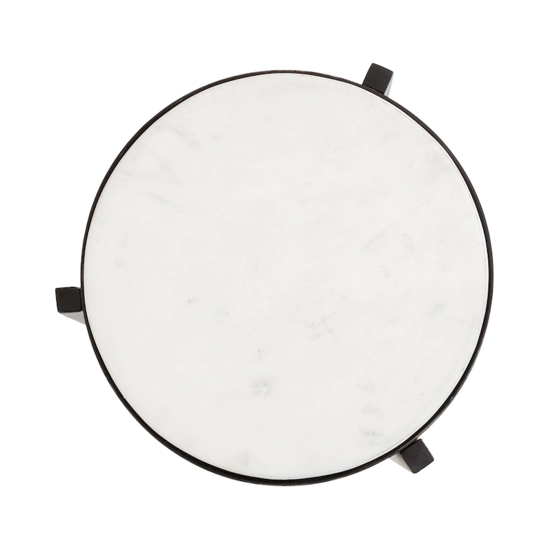 Kate and Laurel Aguilar Glam Drink Table - 9x9x23