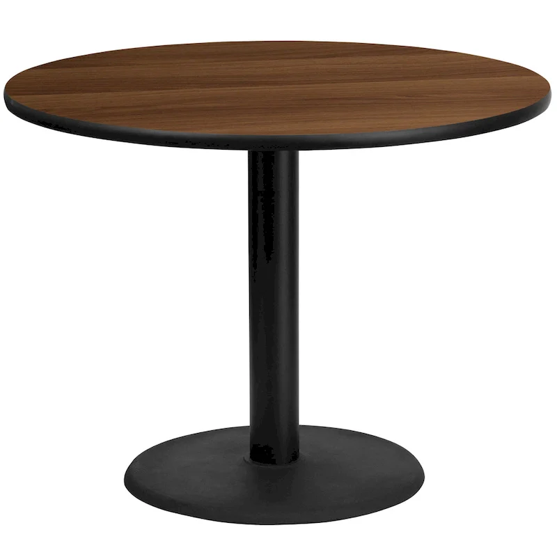 42 Round Laminate Table Top with 24 Round Table Height Base