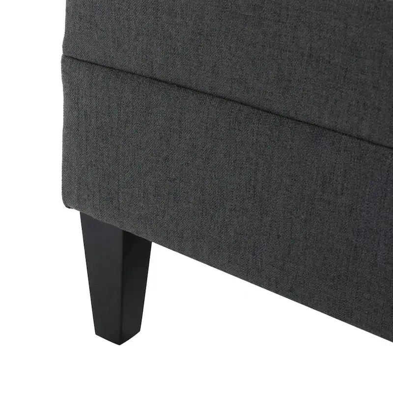 Tufted Fabric Ottoman