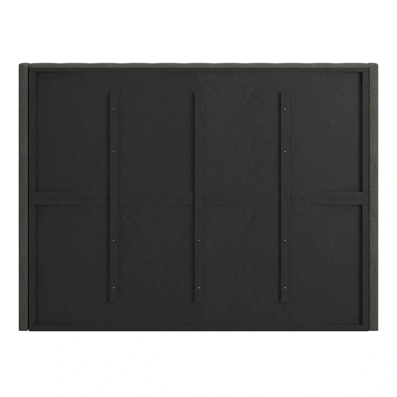 Button-Tufted Wingback Upholstered Headboard – Elegant Bedroom Accent